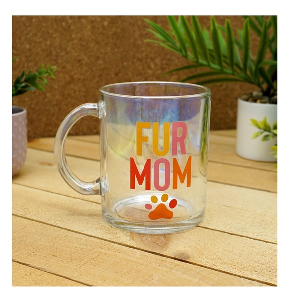 NWT TWO HOLDINGS Fur Mom Paw Luster Mug, 18 oz - Picture 3 of 5